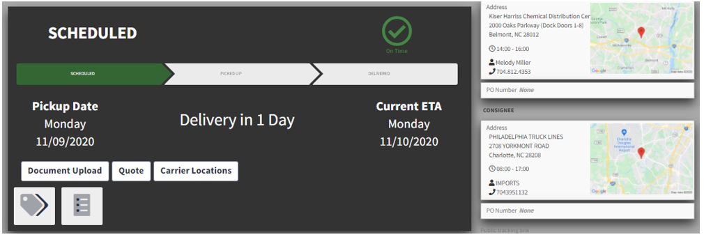 ExFreight ETA image two