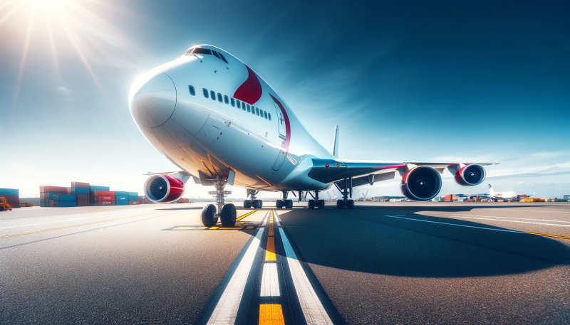 Image showcasing Air Export Simplified: Commerce in the Clouds