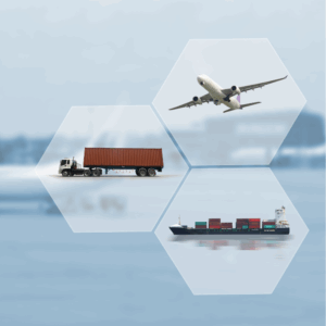Air freight is prioritized for smaller, high-value goods needing fast delivery.