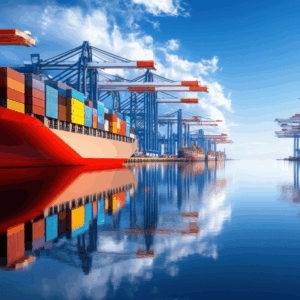 Air freight uses aircraft to carry goods, typically much faster but with higher cost per kilogram or per volume than ocean freight (which uses ships).