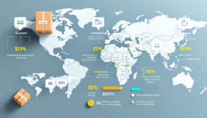 Express international shipping services are renowned for their rapid shipping options, making them popular choices for urgent international deliveries.