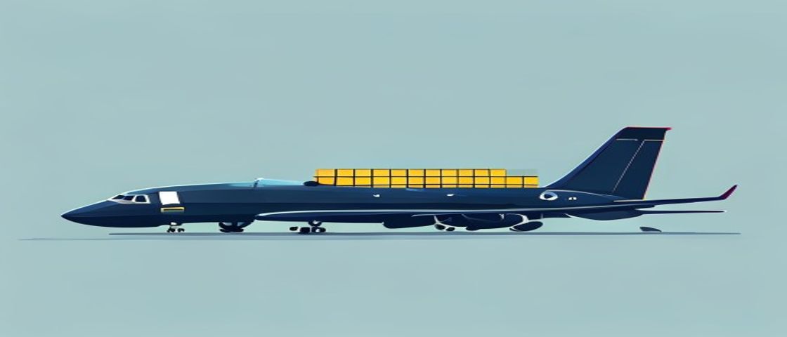Standard air freight cargo aircraft loading palletized cargo diagram, ExFreight international air shipping