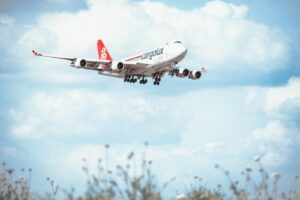 Cargolux Boeing 747 freighter, air cargo shipping from the USA to Italy